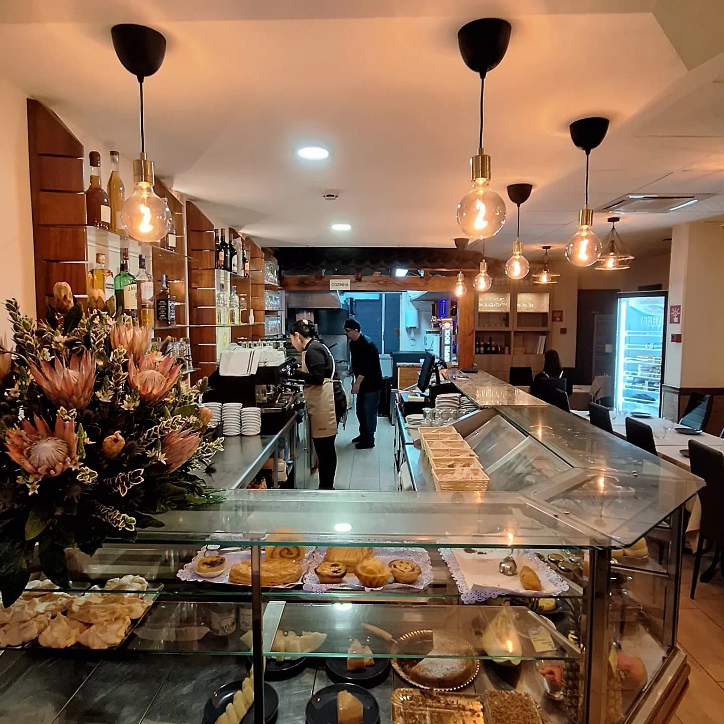 O balcão da Cozinha Nunes